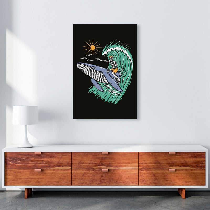 Going Straight! Art Print by Jason Stanley A1 Canvas
