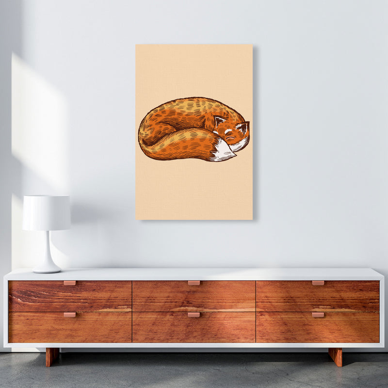 The Sleeping Fox Art Print by Jason Stanley A1 Canvas
