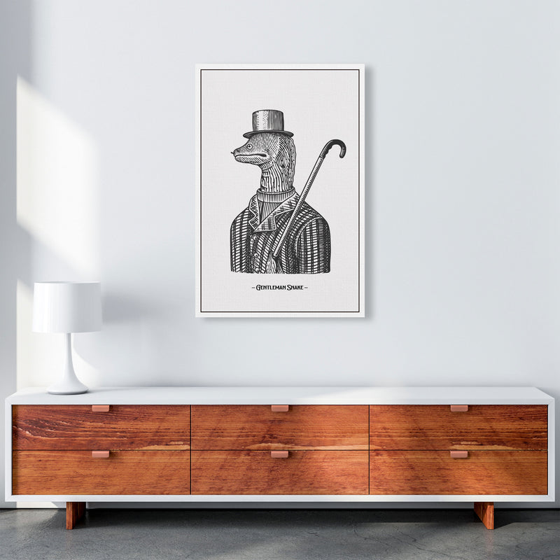 Gentlemen Snake Art Print by Jason Stanley A1 Canvas