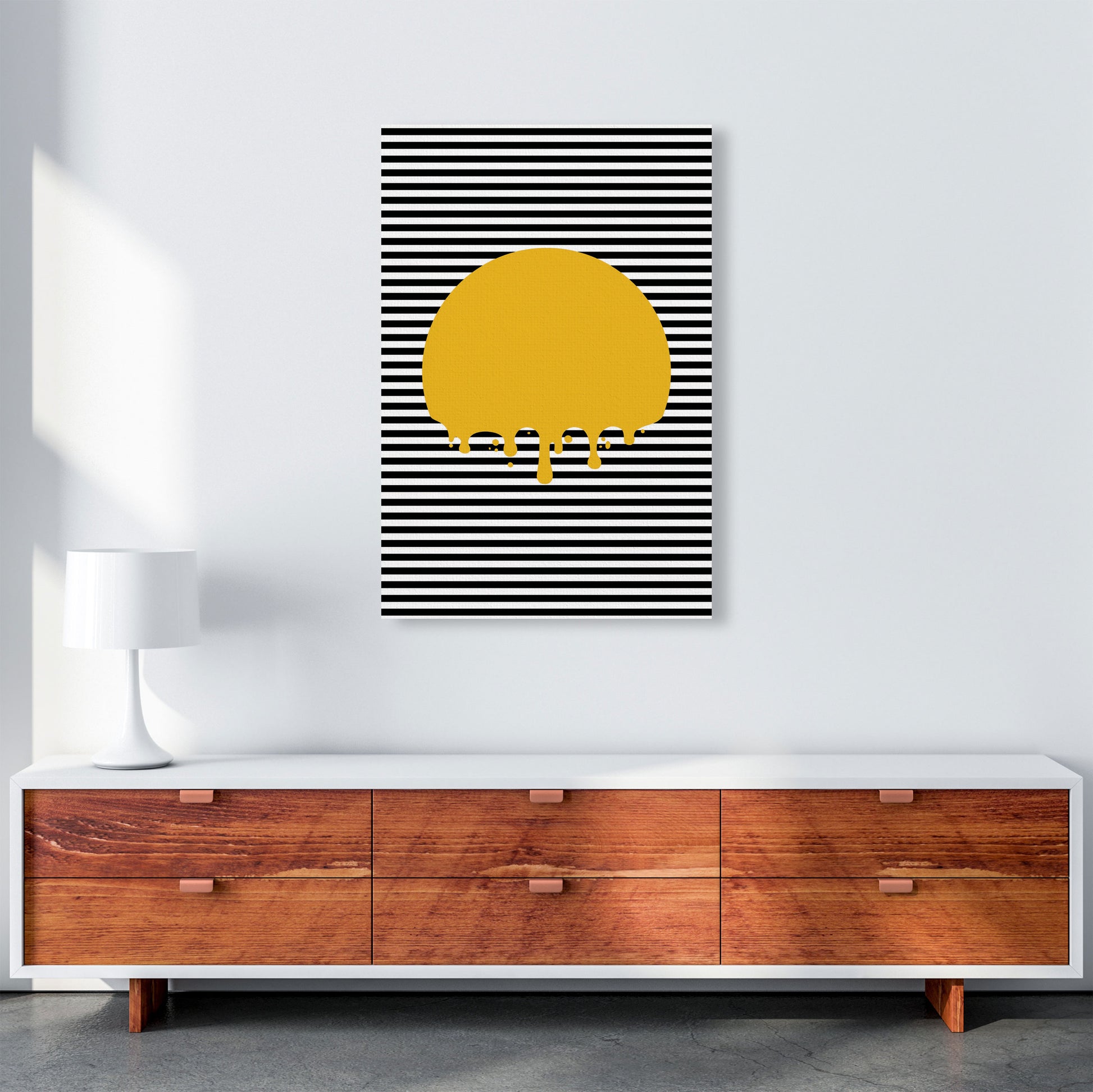 The Melting Sun Art Print by Jason Stanley A1 Canvas