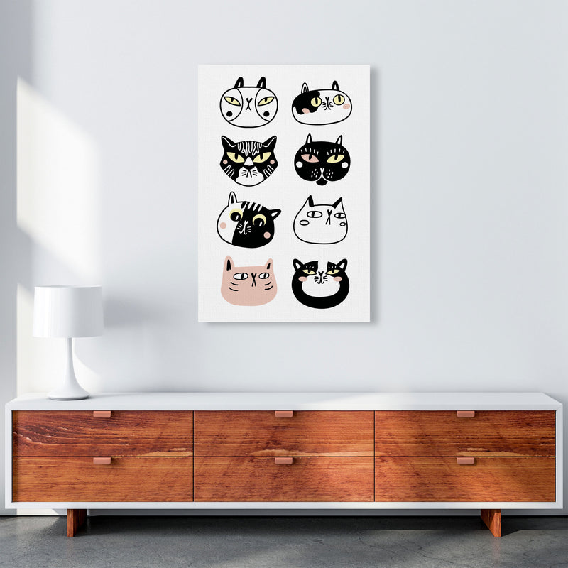 Crazy Cat Lady Art Print by Jason Stanley A1 Canvas