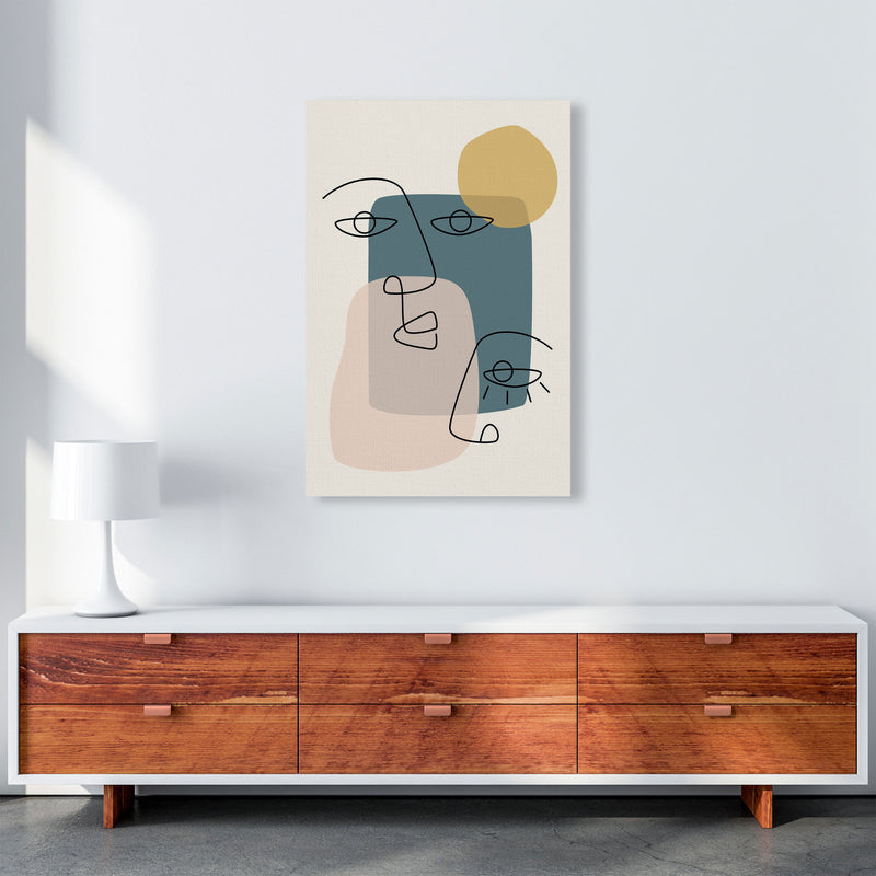 Abstract Faces Art Print by Jason Stanley A1 Canvas