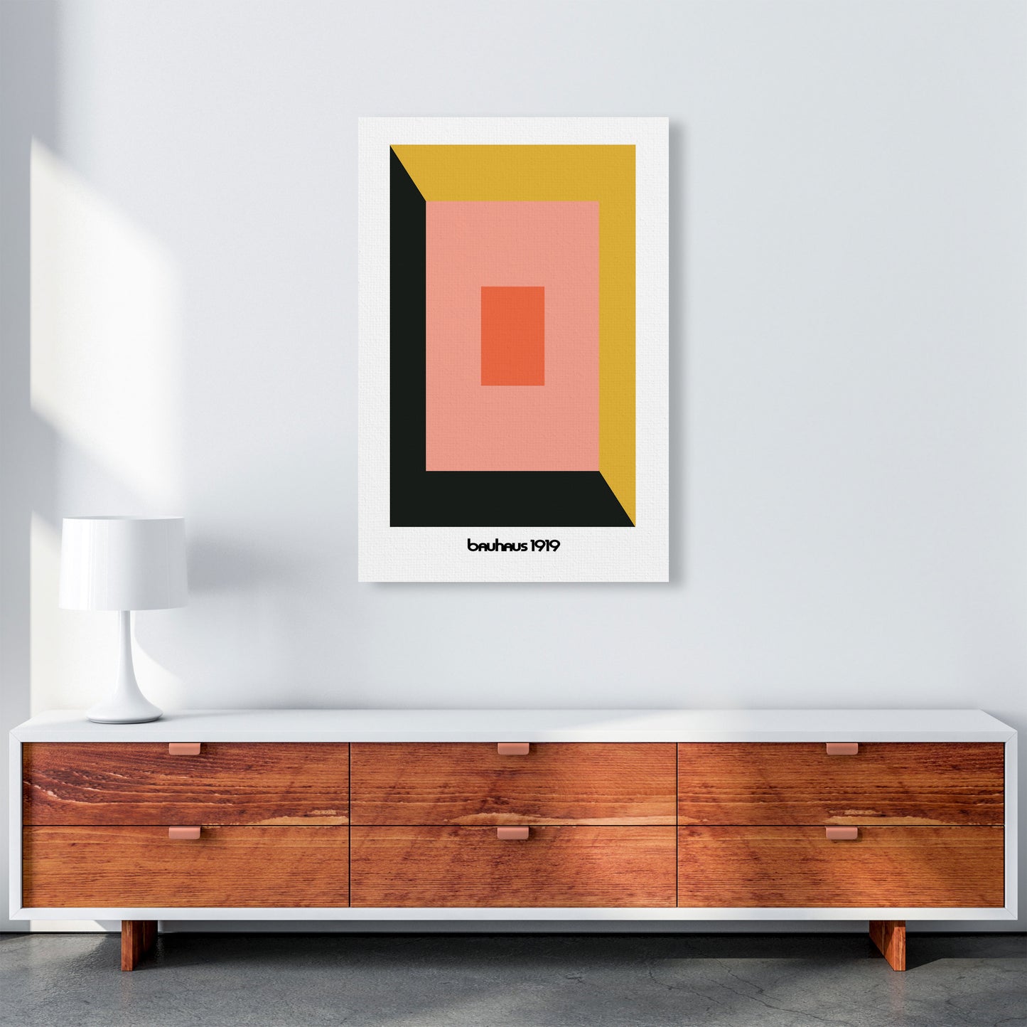 Bauhaus 1919 Art Print by Jason Stanley A1 Canvas