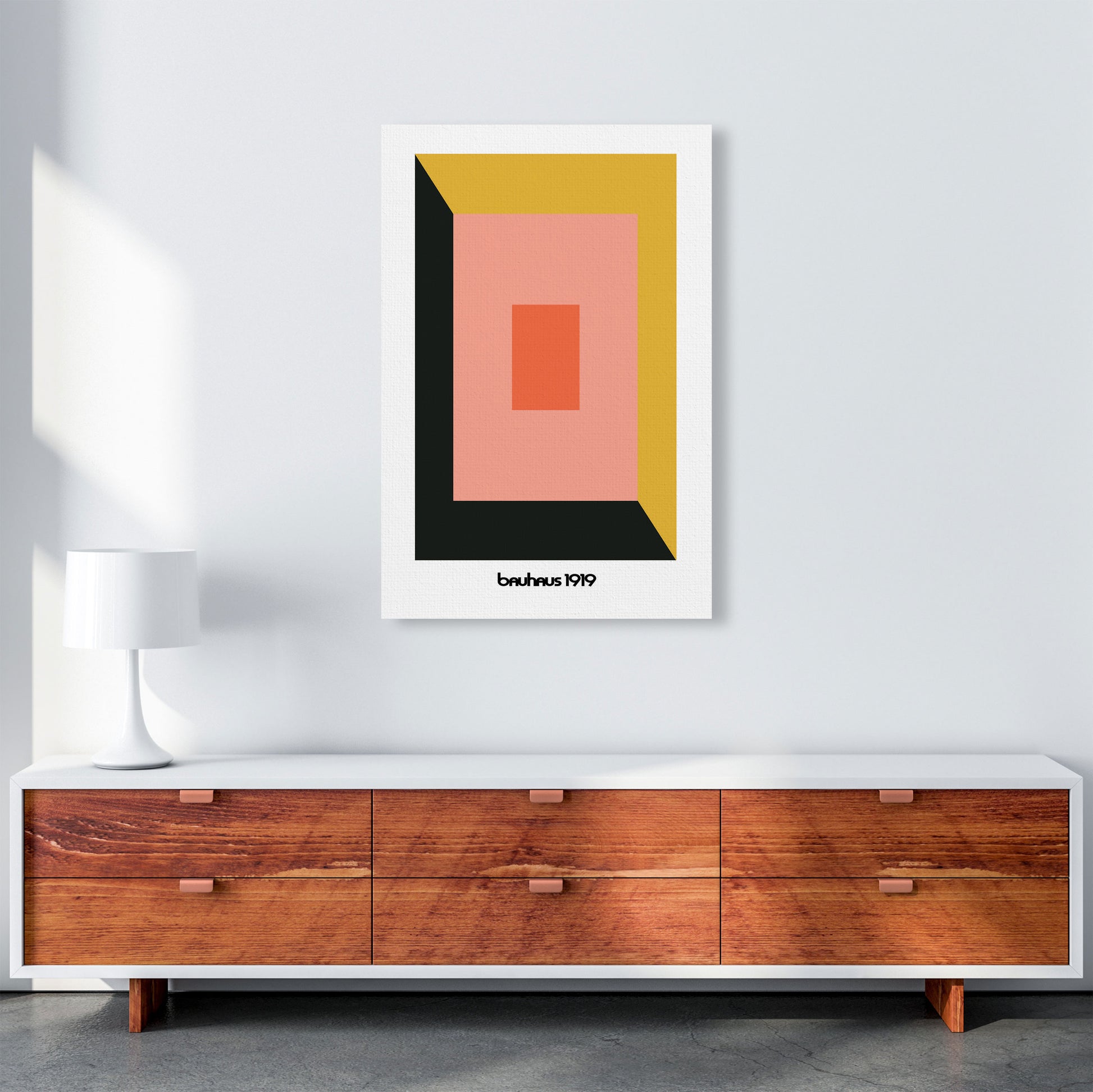 Bauhaus 1919 Art Print by Jason Stanley A1 Canvas