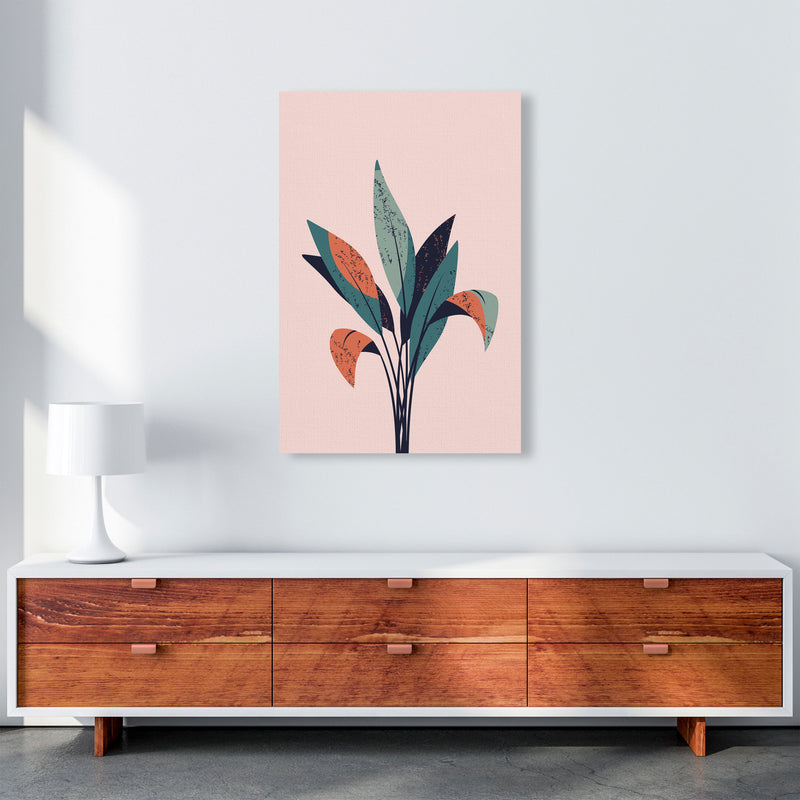Pink Plant Art Print by Jason Stanley A1 Canvas