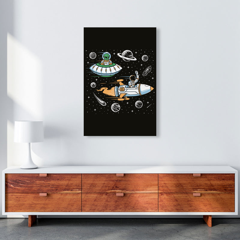 Space Rage Art Print by Jason Stanley A1 Canvas