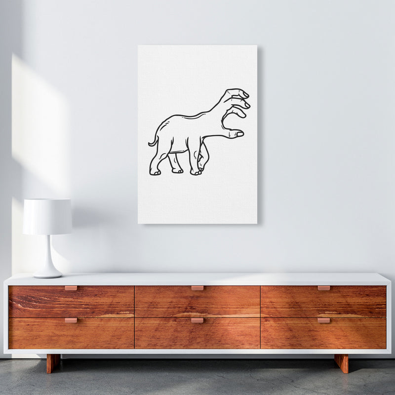 Hand-Head Art Print by Jason Stanley A1 Canvas