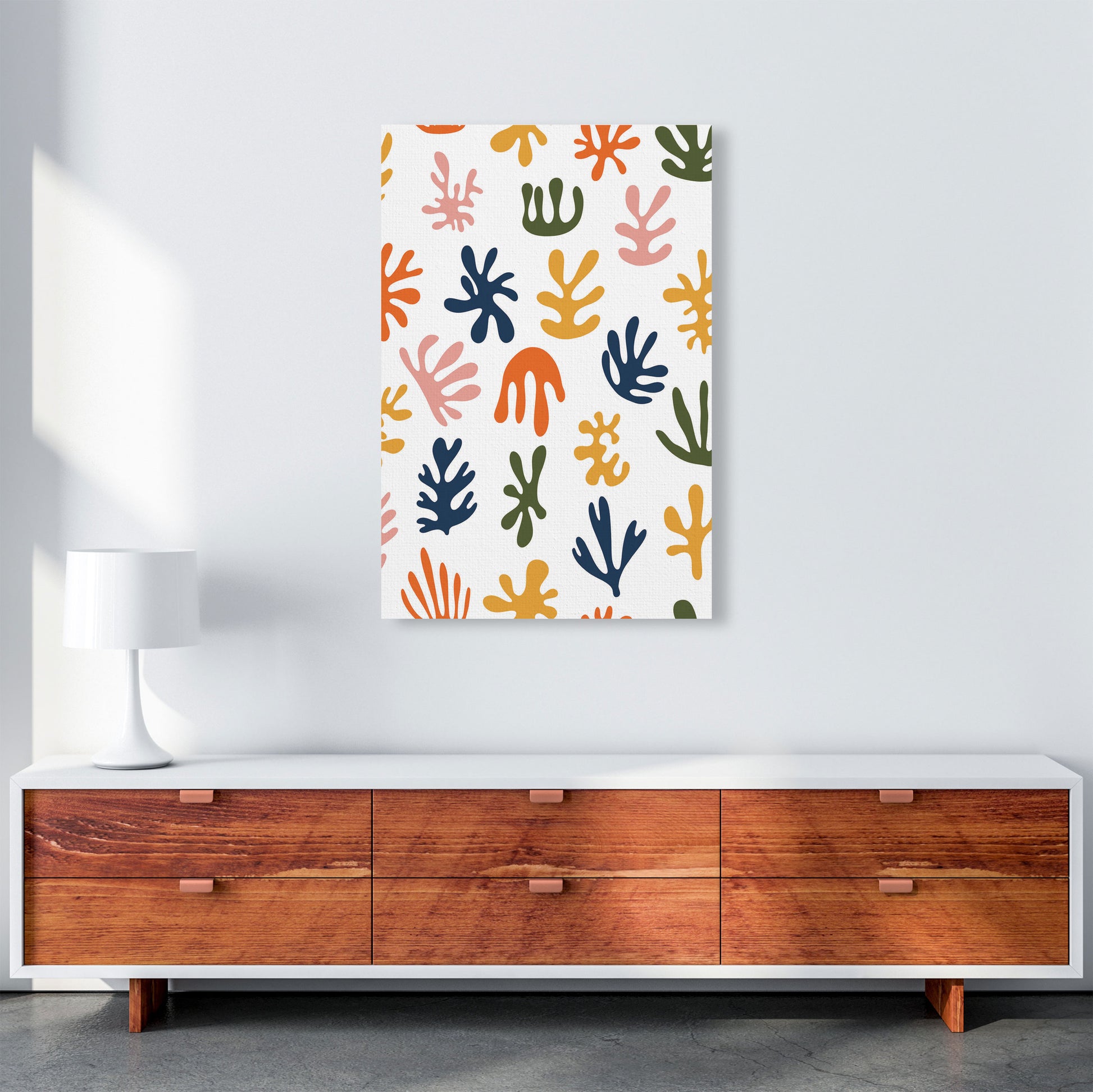 Minimal Abstract Algae IIII Art Print by Jason Stanley A1 Canvas
