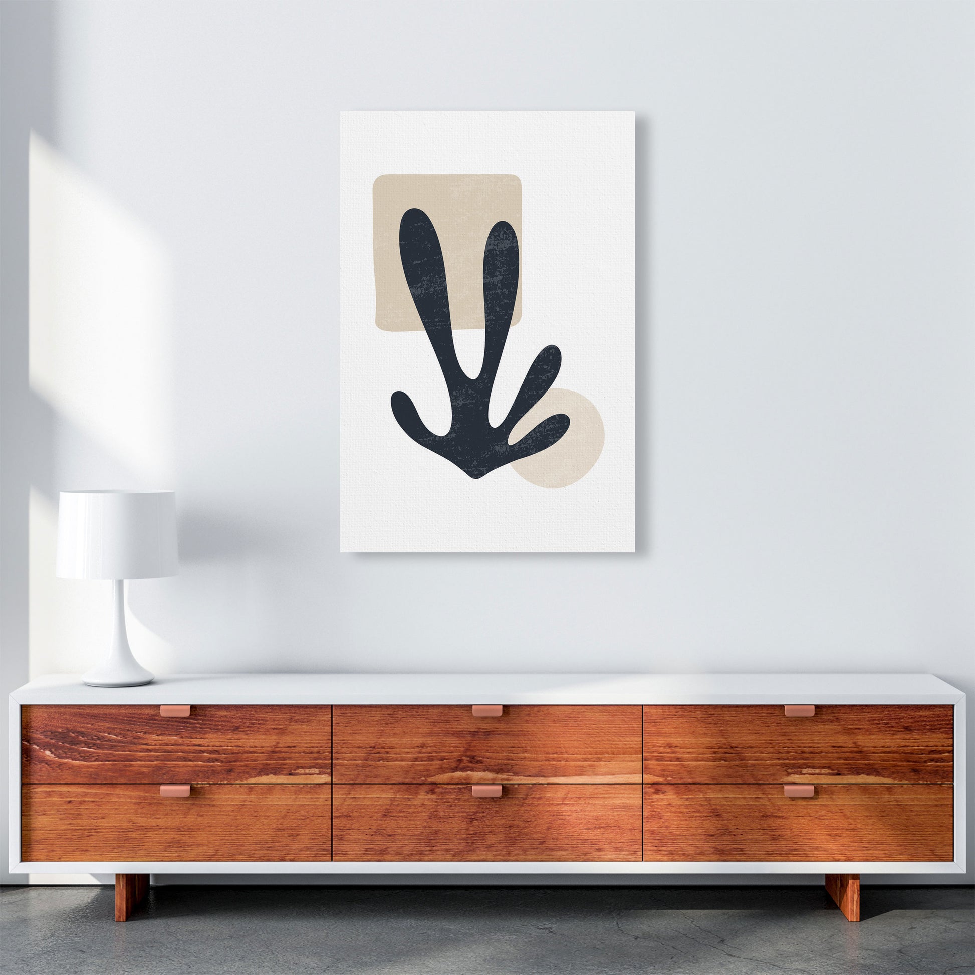 Minimal Abstract Algae II Art Print by Jason Stanley A1 Canvas