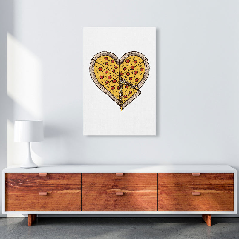 I Love Pizza Art Print by Jason Stanley A1 Canvas