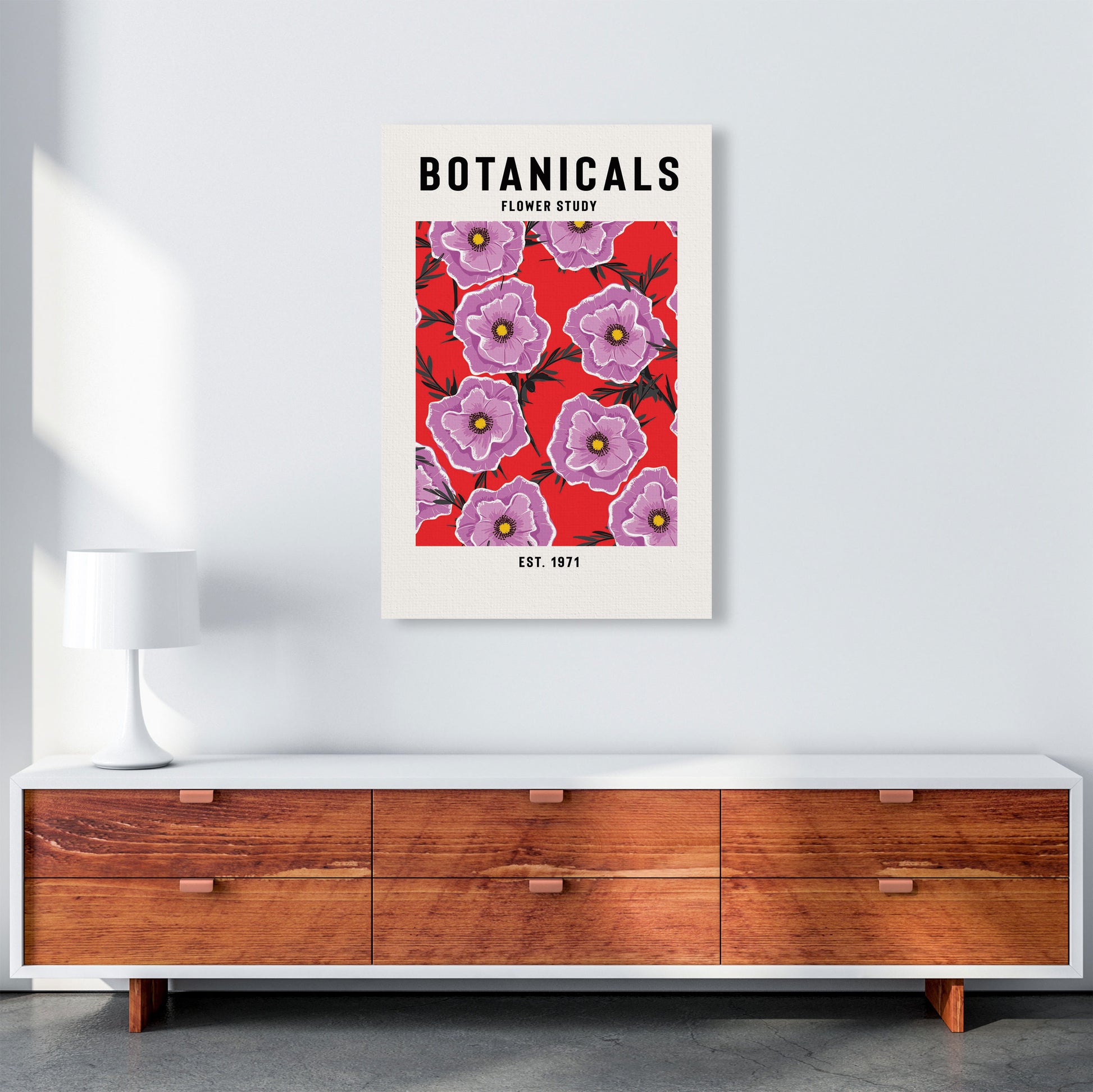 Botanicals Flower Study Art Print by Jason Stanley A1 Canvas