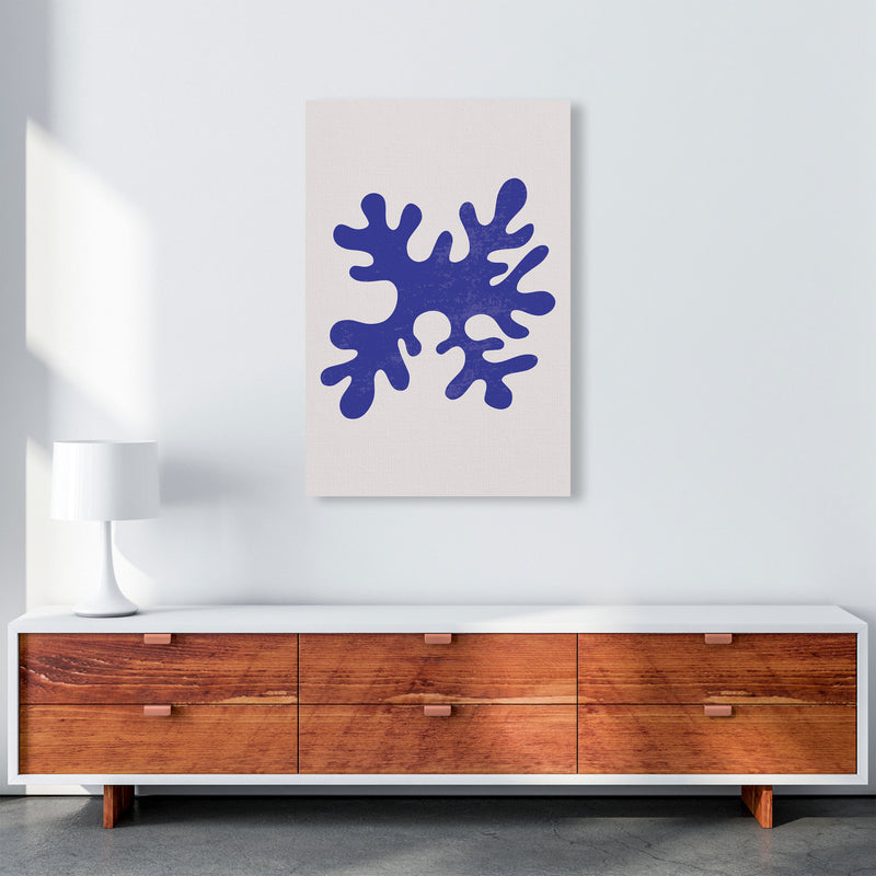 Abstract Blue Algae Art Print by Jason Stanley A1 Canvas