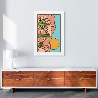 Minimal Desert Sunset Landscape Art Print by Jason Stanley A1 Canvas