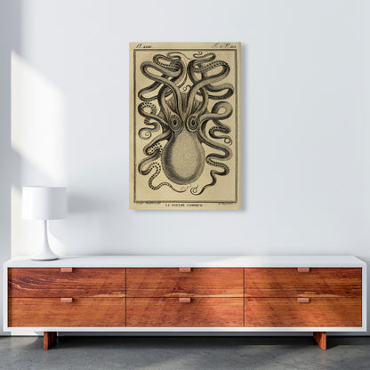 Vintage Octopus 2 Art Print by Jason Stanley A1 Canvas