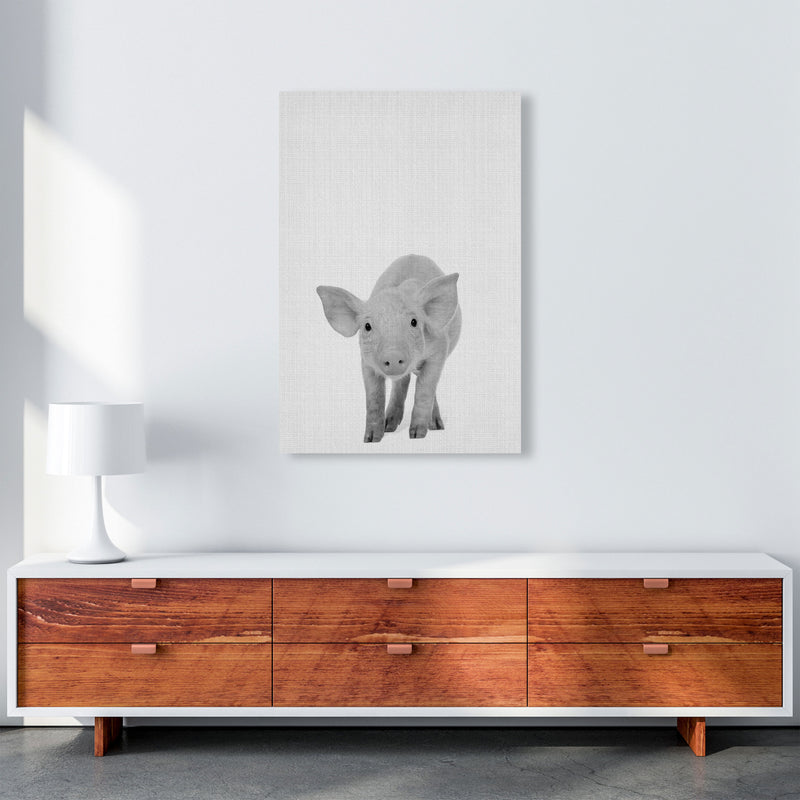 The Cutest Pig Art Print by Jason Stanley A1 Canvas