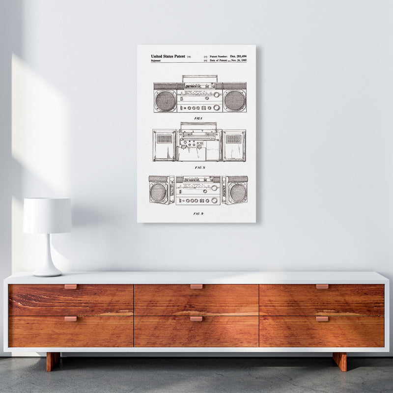 Ghetto Blaster Patent Art Print by Jason Stanley A1 Canvas