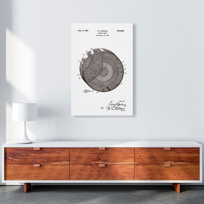 Archery Target Patent Art Print by Jason Stanley A1 Canvas