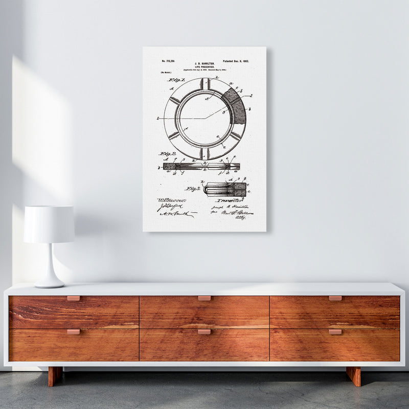 Life Preserver Patent Art Print by Jason Stanley A1 Canvas
