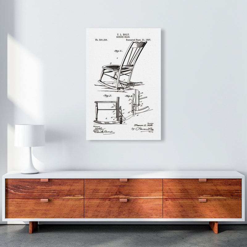 Rocking Chair Patent Art Print by Jason Stanley A1 Canvas