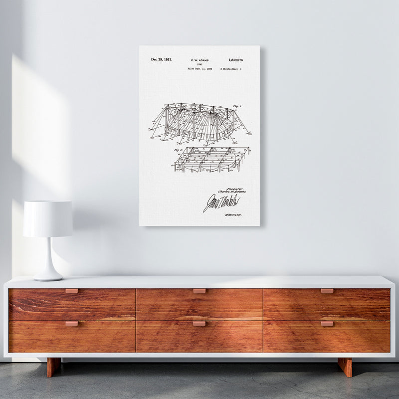 Carnival Tent Patent Art Print by Jason Stanley A1 Canvas
