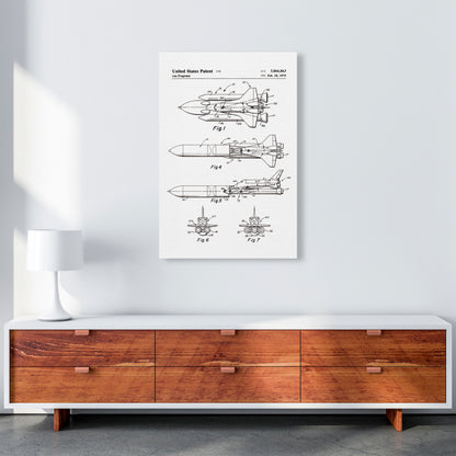 Space Shuttle Patent Art Print by Jason Stanley A1 Canvas