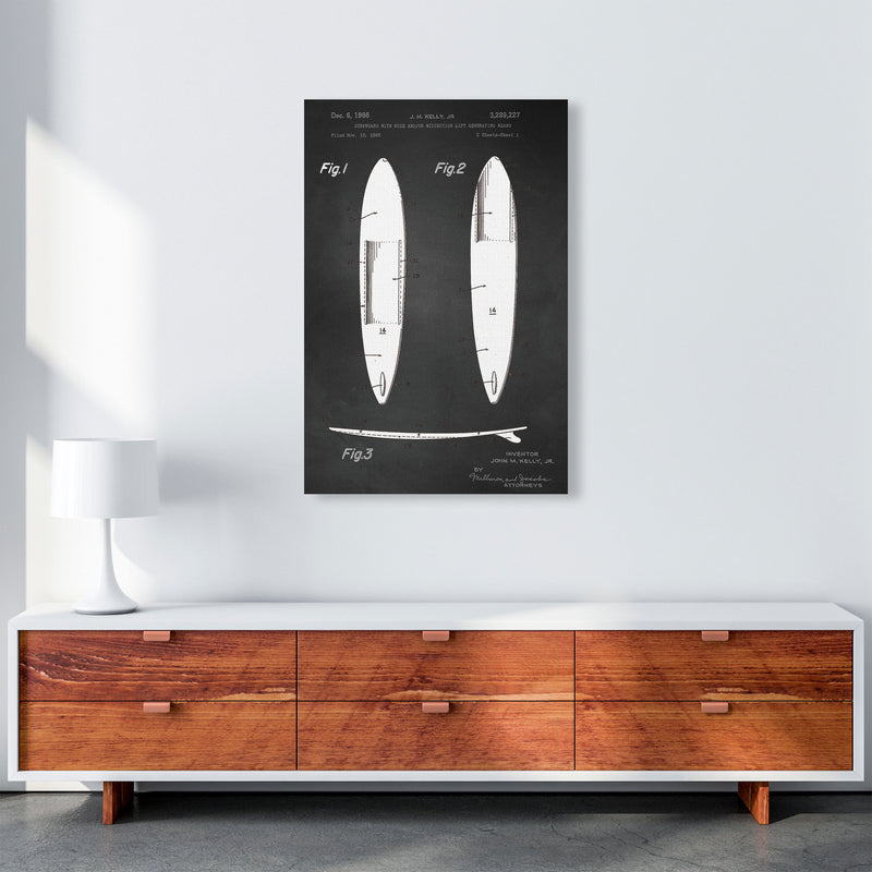 Surfboard Patent 1 Art Print by Jason Stanley A1 Canvas