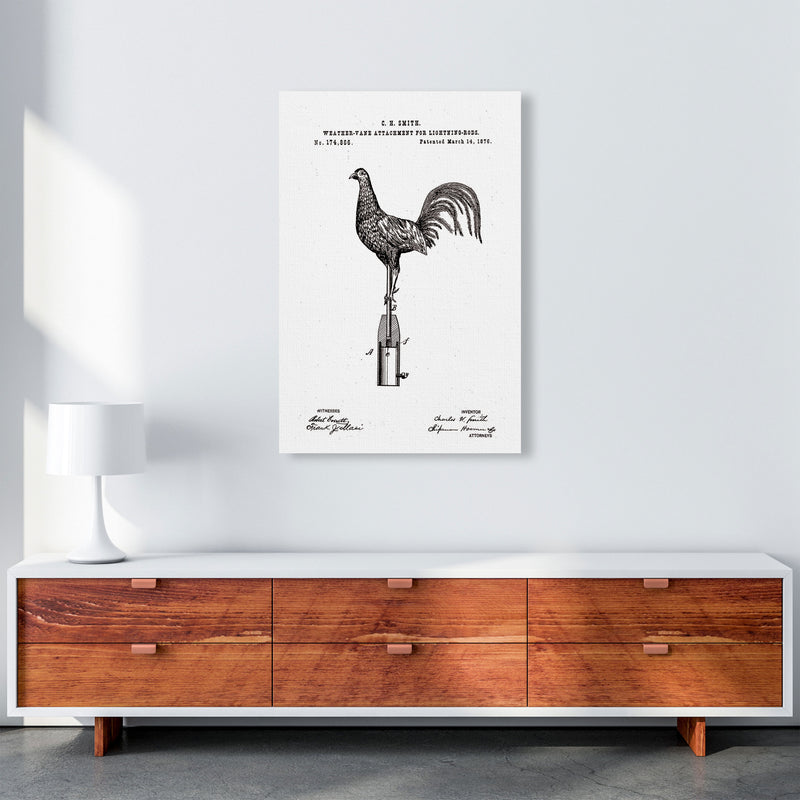 Weather Vane Patent Art Print by Jason Stanley A1 Canvas