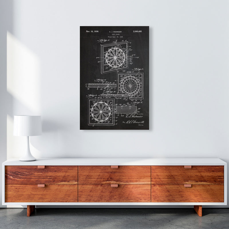 Dart Board Patent Art Print by Jason Stanley A1 Canvas