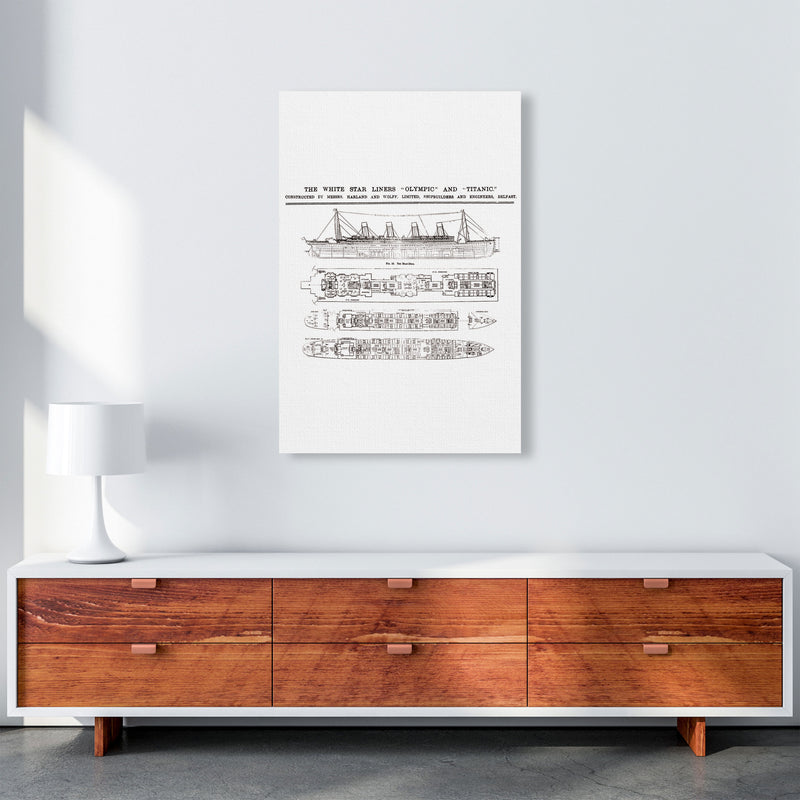 Titanic Patent 2 Art Print by Jason Stanley A1 Canvas