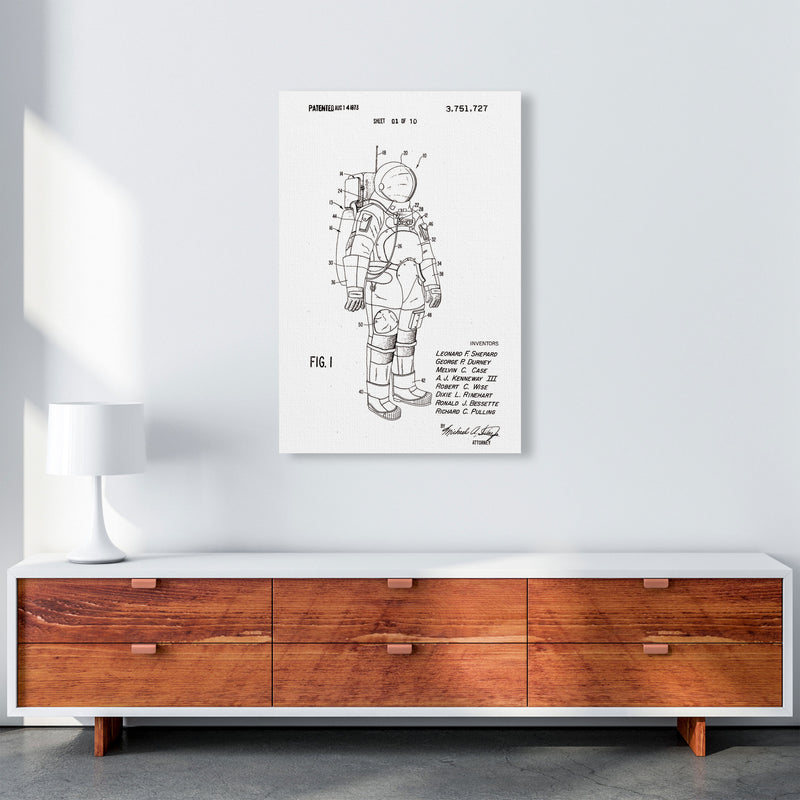 Spacesuit Patent Art Print by Jason Stanley A1 Canvas