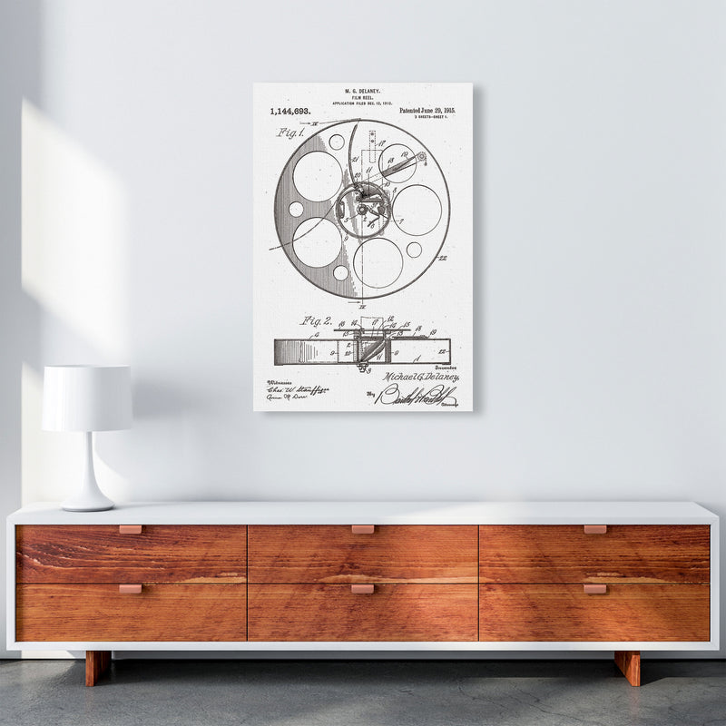 Film Reel Patent Art Print by Jason Stanley A1 Canvas