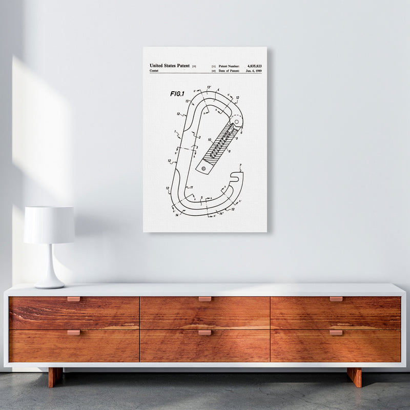 Caribiner Patent Art Print by Jason Stanley A1 Canvas