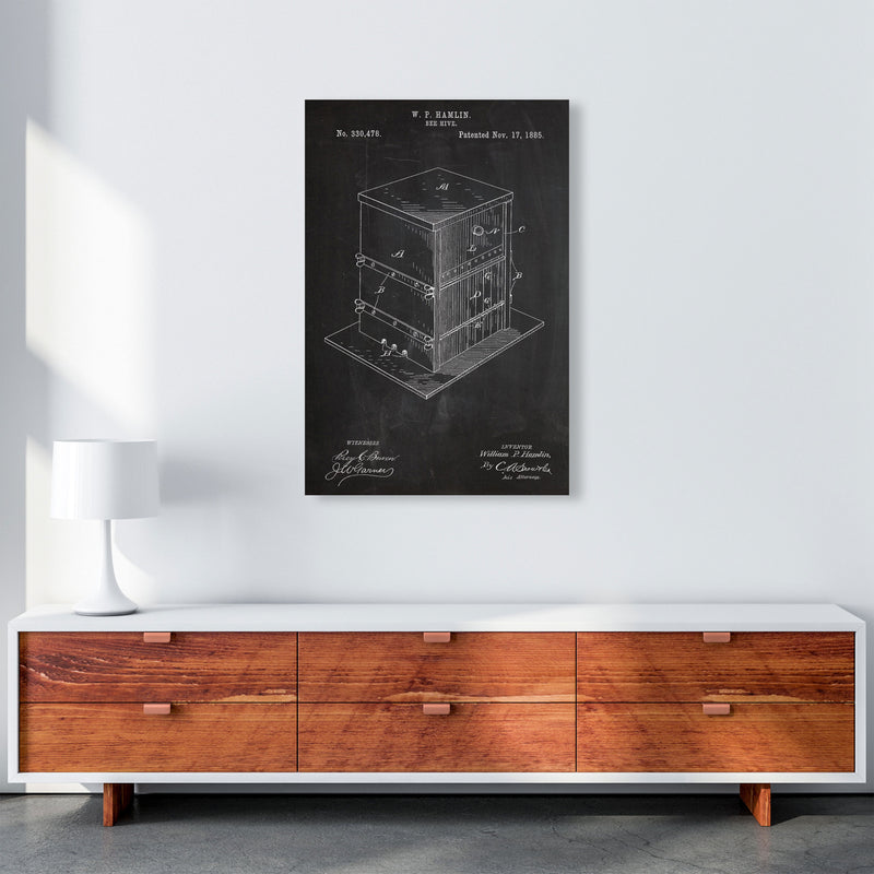 Bee Hive Patent Art Print by Jason Stanley A1 Canvas