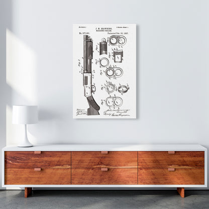 Shotgun Patent Art Print by Jason Stanley A1 Canvas