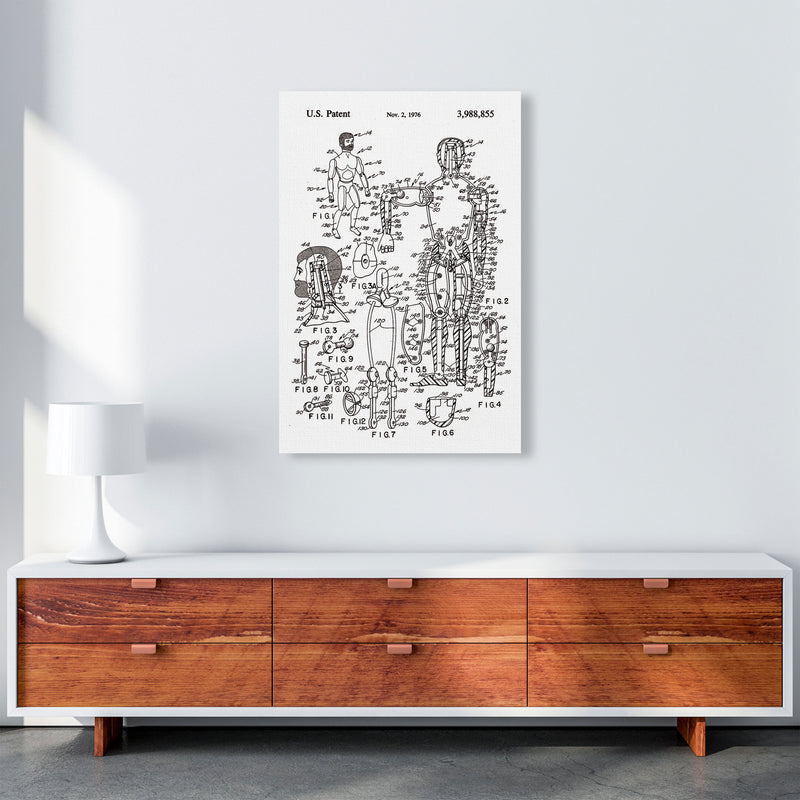 Kids Toy Patent Art Print by Jason Stanley A1 Canvas