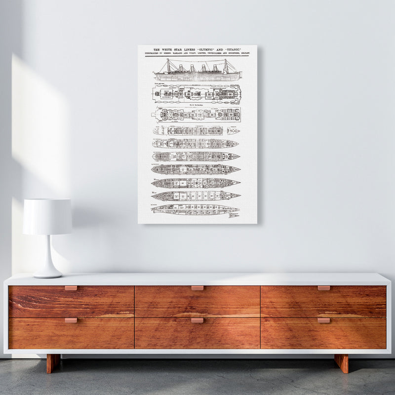 Titanic Patent Art Print by Jason Stanley A1 Canvas