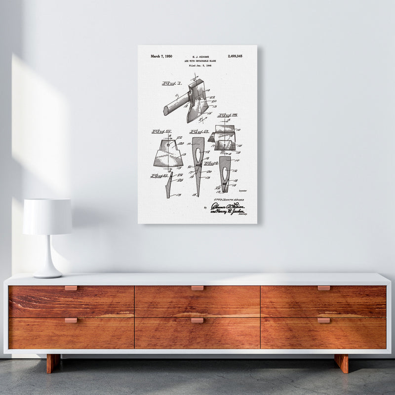 Axe Patent Art Print by Jason Stanley A1 Canvas