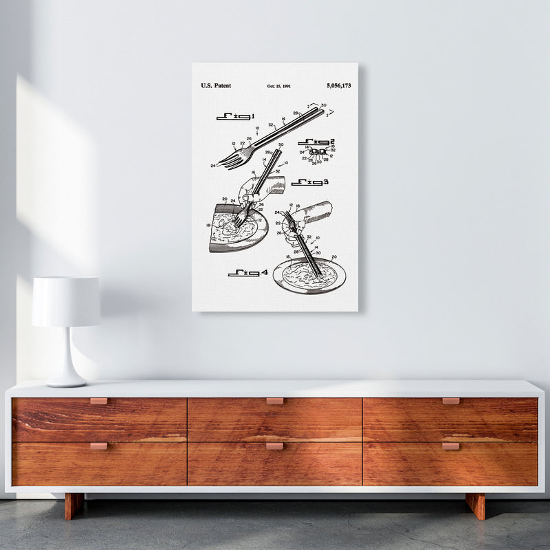 Fork Patent Art Print by Jason Stanley A1 Canvas