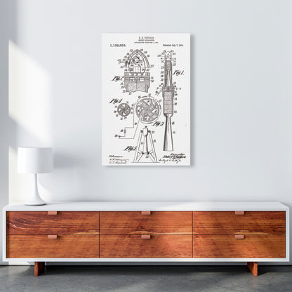 Rocket Patent Art Print by Jason Stanley A1 Canvas