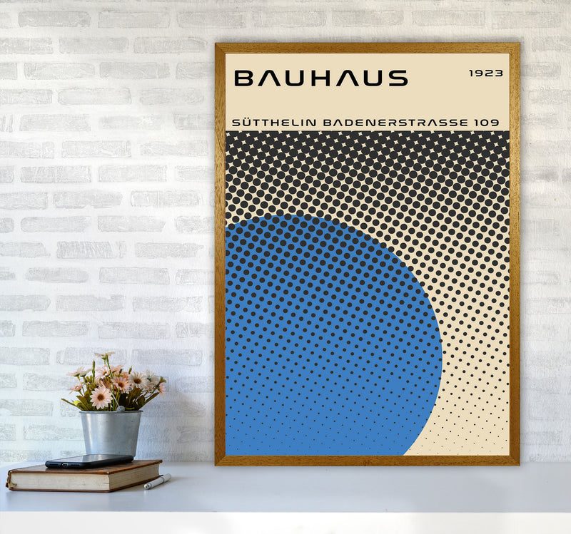 Bauhaus Geometric Blue Vibe II Art Print by Jason Stanley A1 Print Only