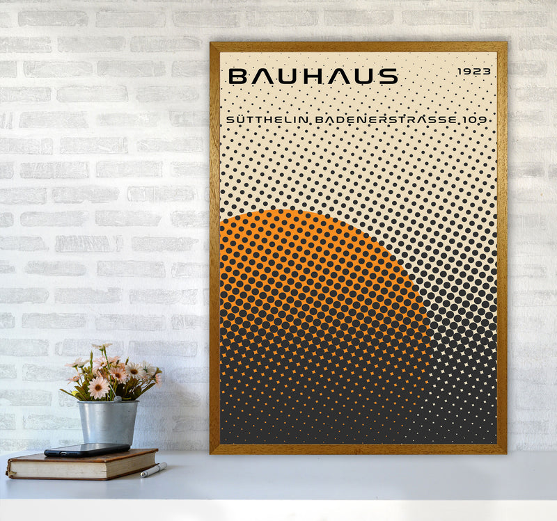 Bauhaus Geometric Yellow Vibe Art Print by Jason Stanley A1 Print Only