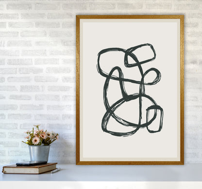 Modern Abstract Shapes 1 Art Print by Jason Stanley A1 Print Only