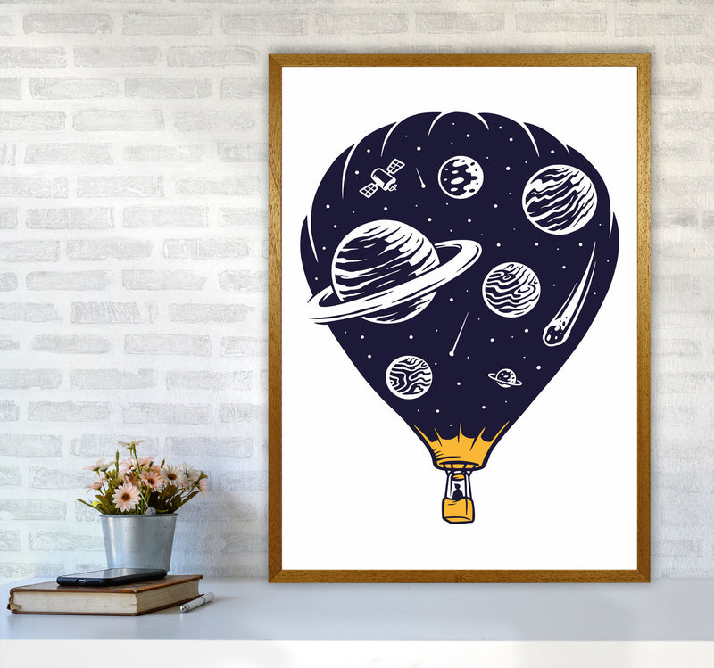 Hot Air Baloon Universe Art Print by Jason Stanley A1 Print Only