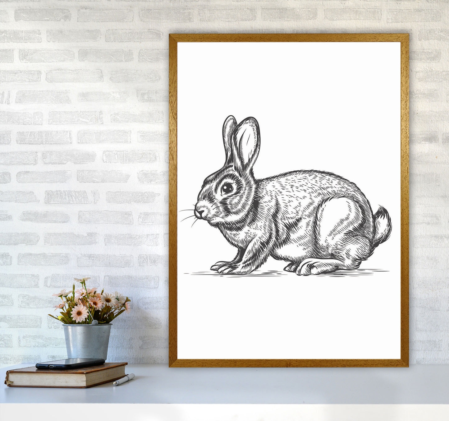 Watch Out For The Bunny Art Print by Jason Stanley A1 Print Only