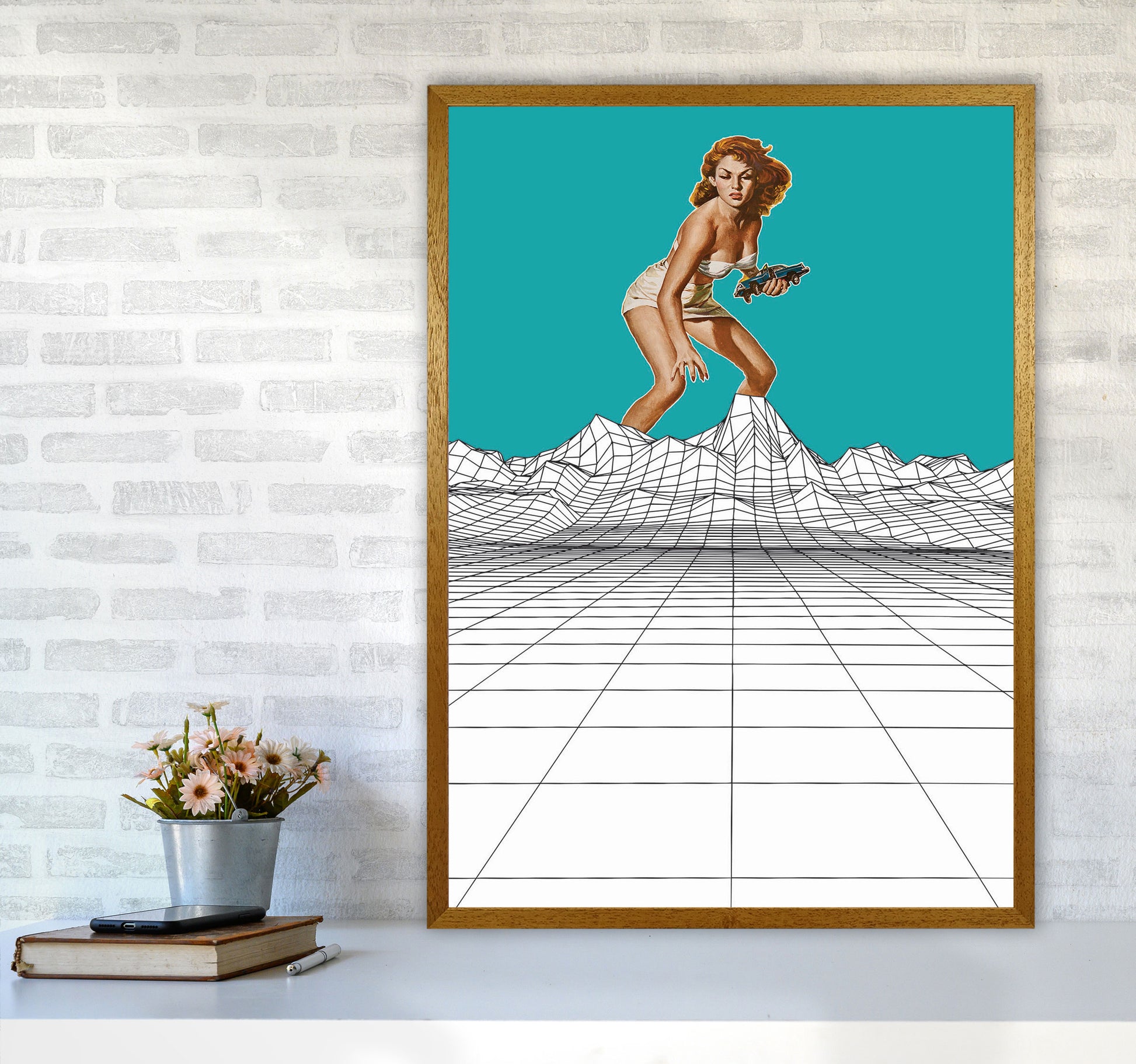 Attack In The Mountains Art Print by Jason Stanley A1 Print Only
