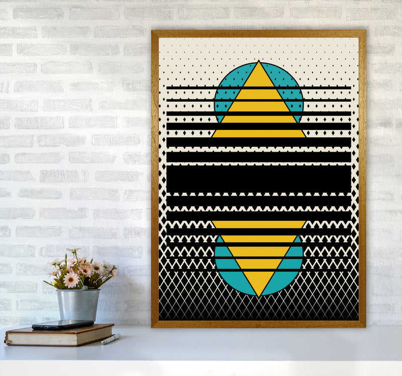 Geometric Suns Pattern Art Print by Jason Stanley A1 Print Only