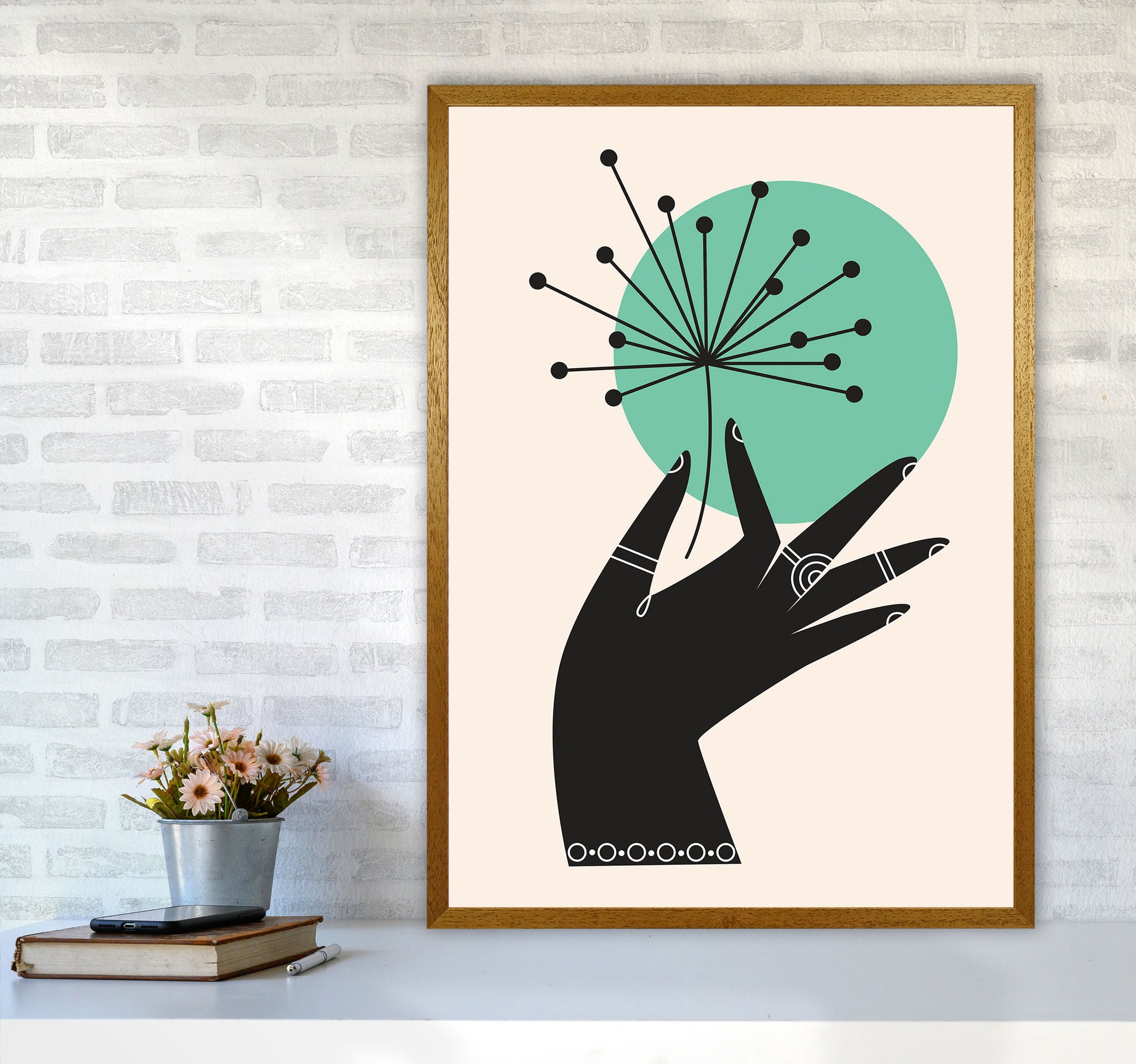 What A Pretty Flower Art Print by Jason Stanley A1 Print Only