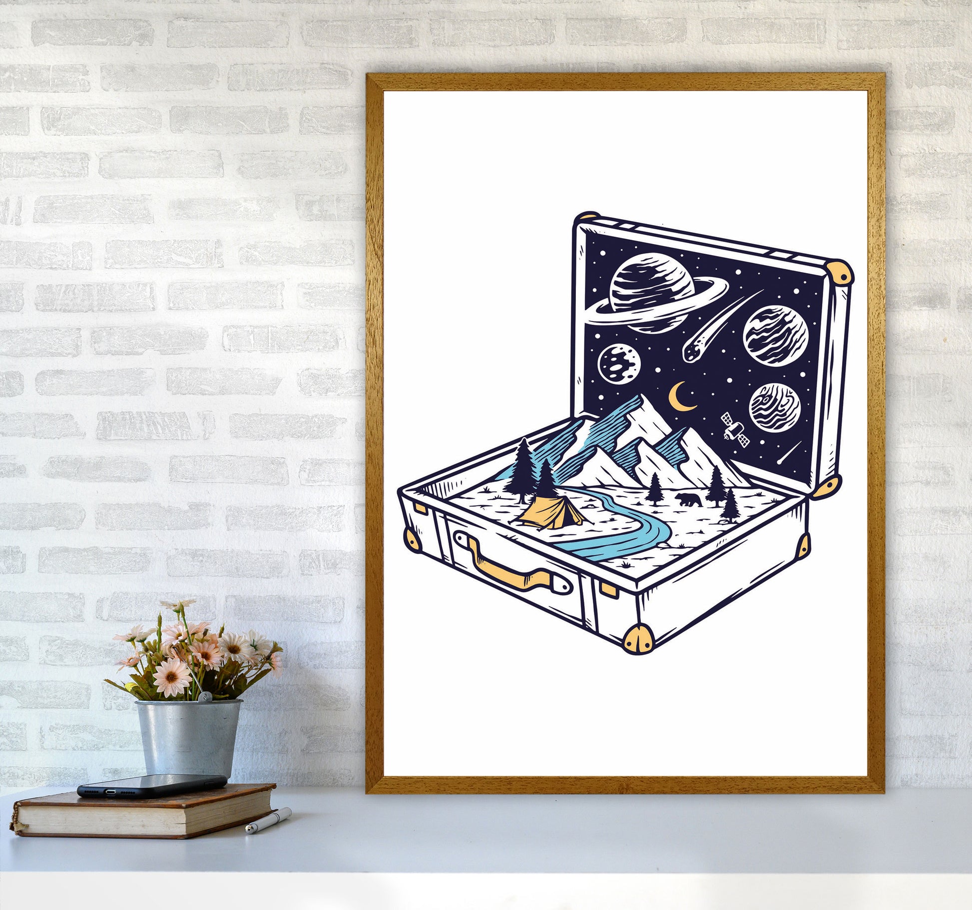 Carry On Carry All Art Print by Jason Stanley A1 Print Only