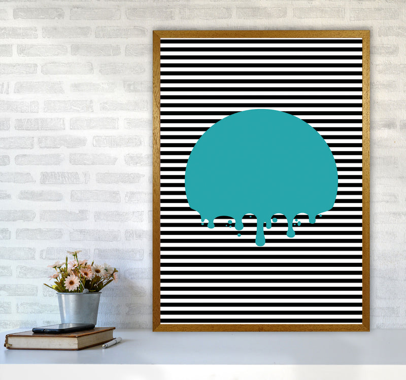 The Melting Moon Art Print by Jason Stanley A1 Print Only