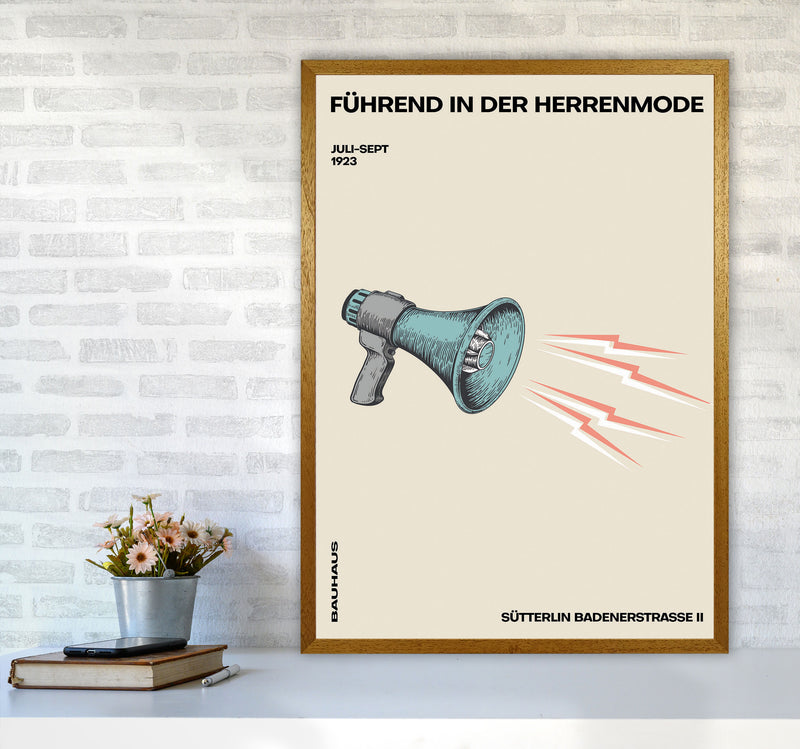 Bauhaus Megaphone Art Print by Jason Stanley A1 Print Only